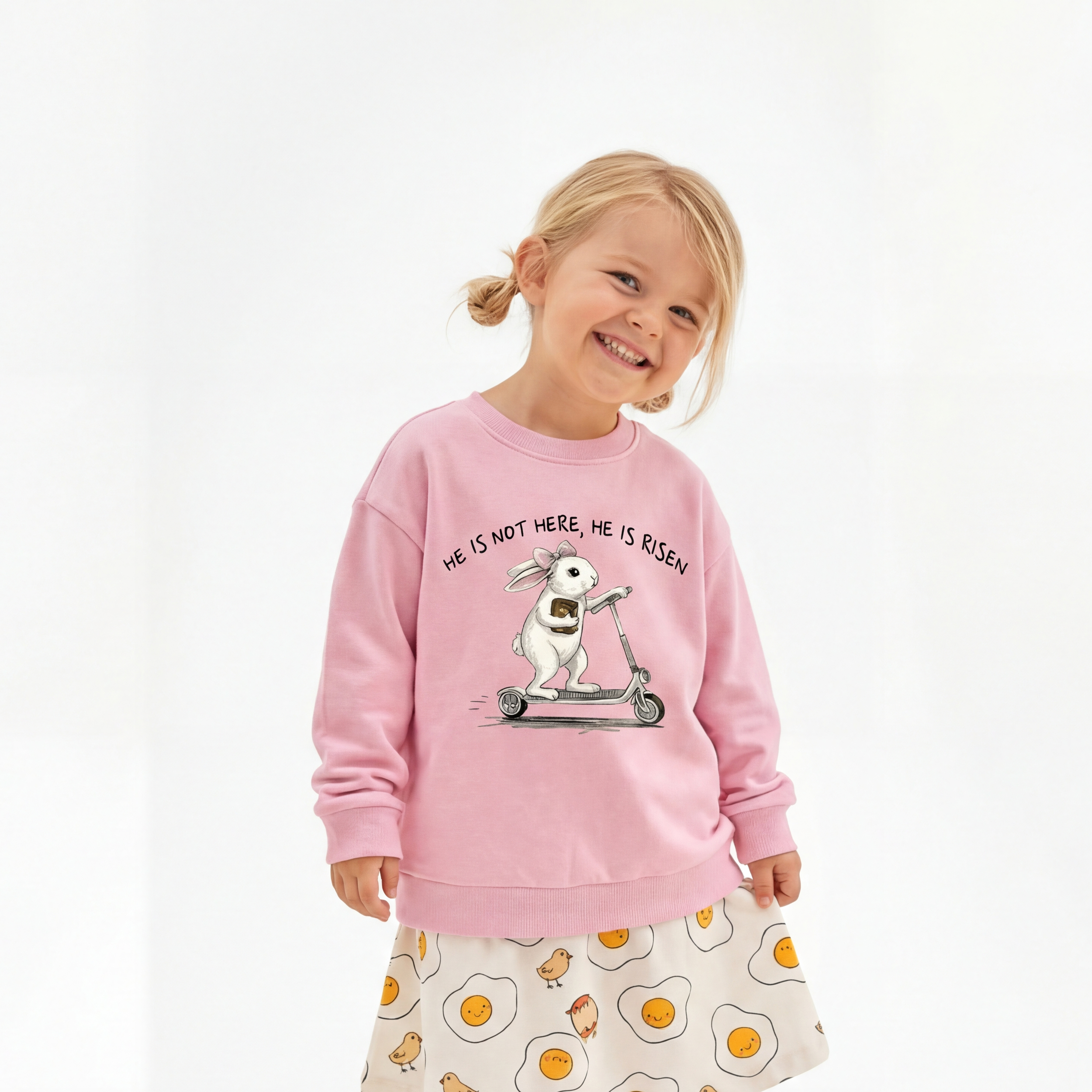 He Is Not Here He Is Risen Kid's Sweatshirt