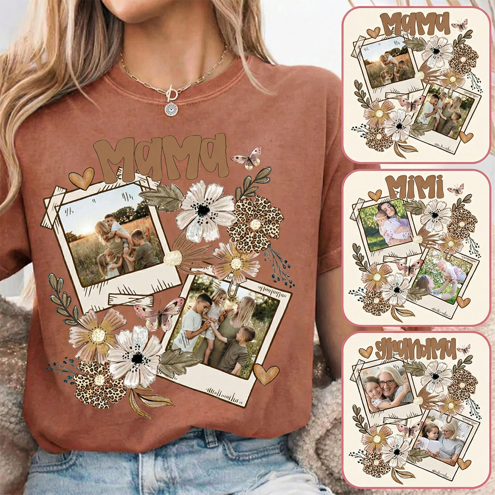Personalized Photo T-Shirt For Mom