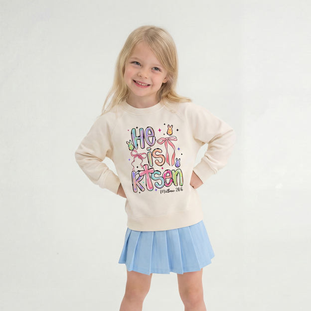 Risen In Color  Candy Bunny Kid's Sweatshirt