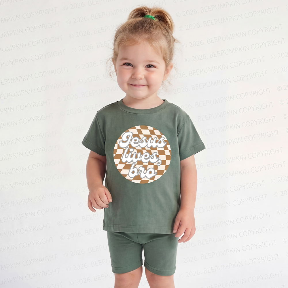 Wild Child Florals Kids Biker Shorts&Tee Sale-Beepumpkin™