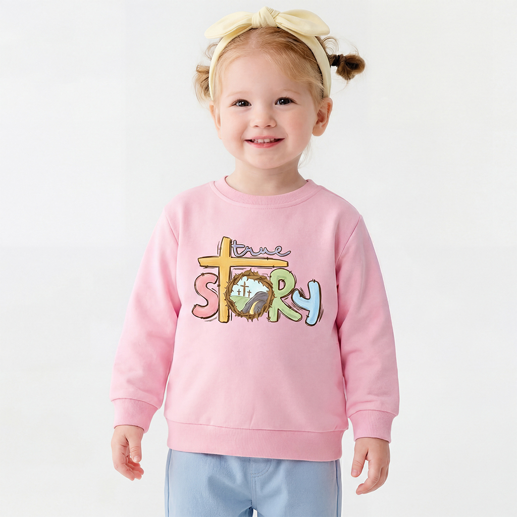 True Story Easter Kid's Sweatshirt
