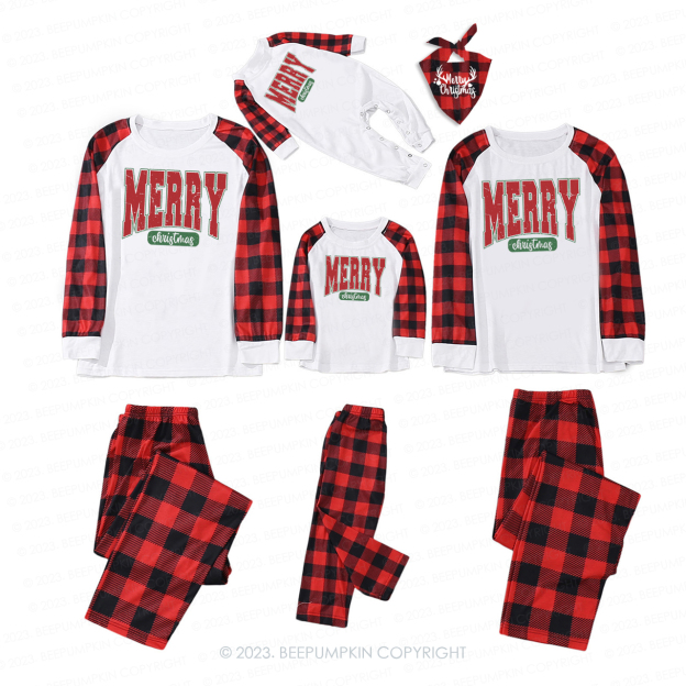 Merry Christmas Classic Family Matching Pajamas Beepumpkin