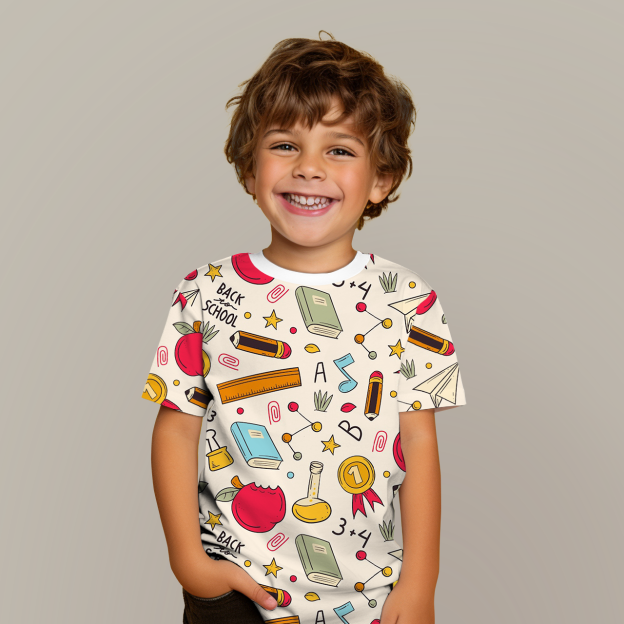 Mathematics Medal Back To School All Over Print Kids Tees
