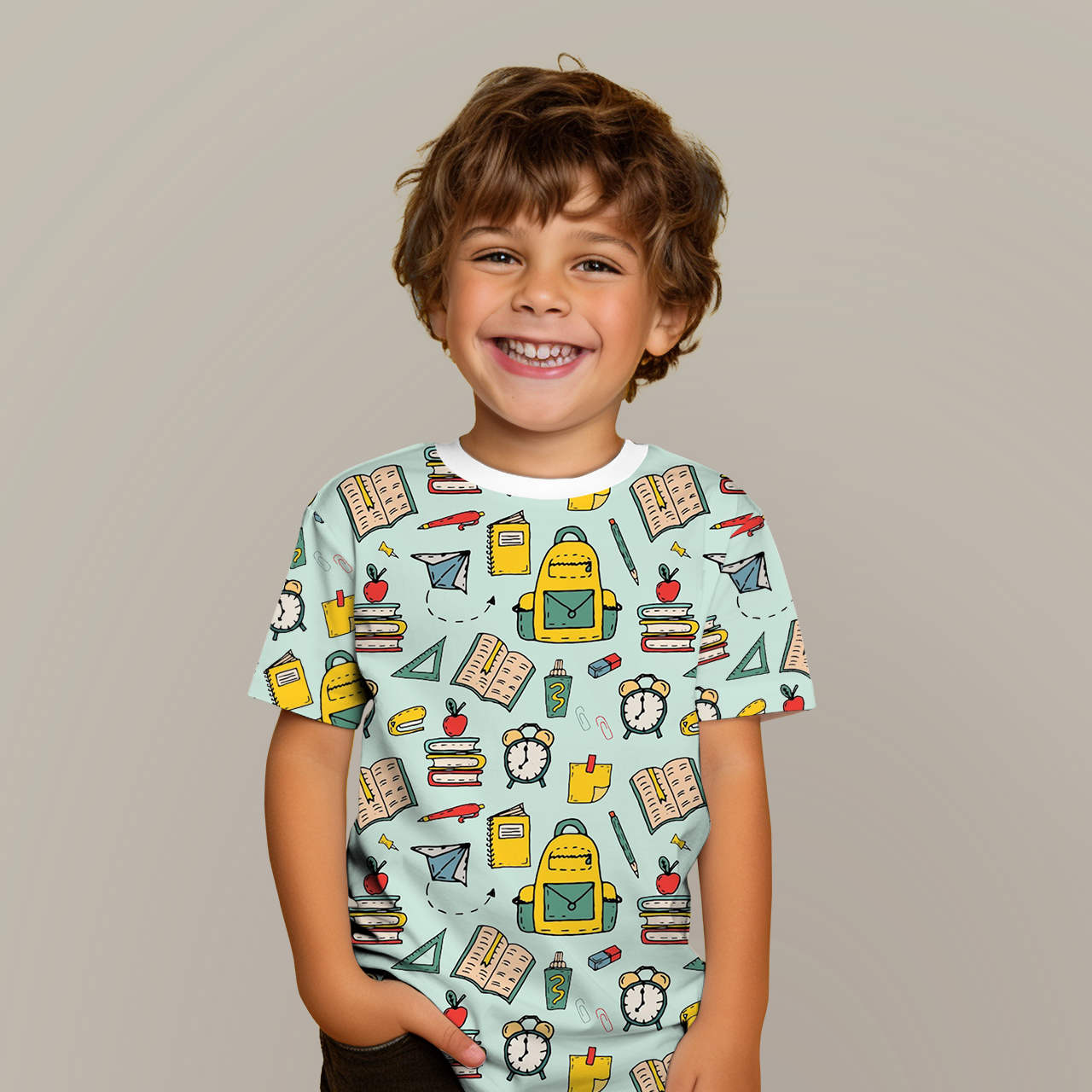 Homework All Over Print Kids Tees