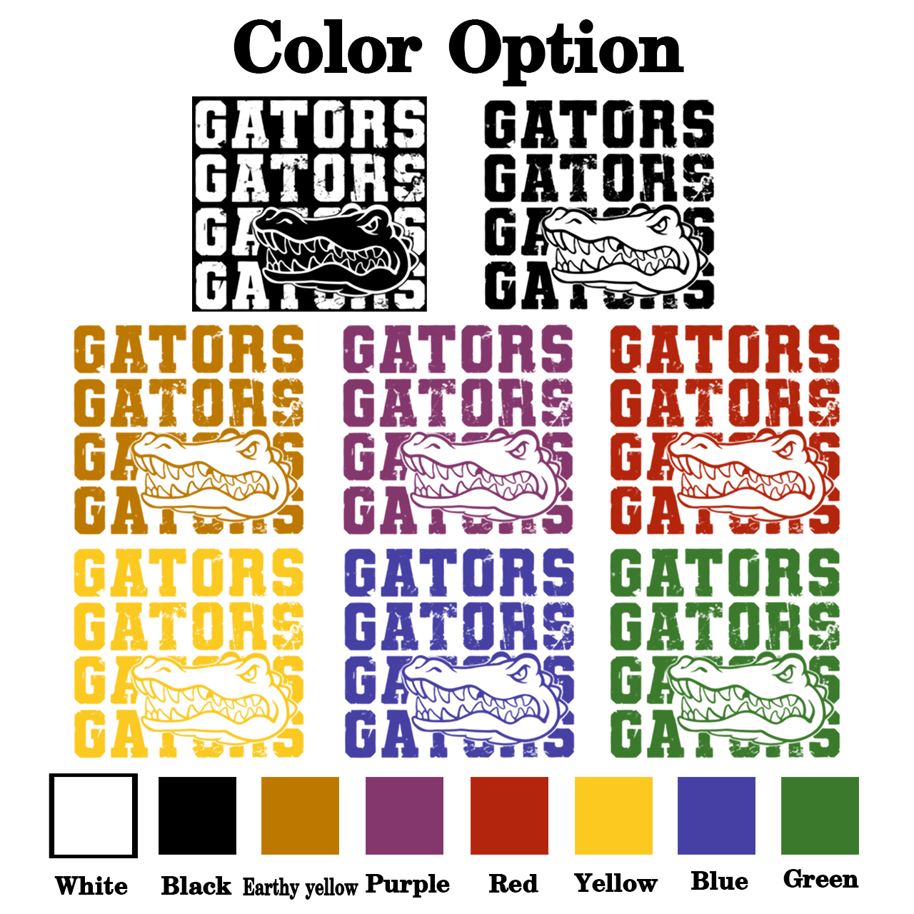 Personalized Gators Mascot Toddler&Kid's Tees Beepumpkin