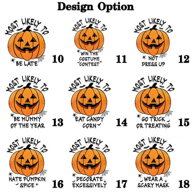 Personalized Most Likely To Halloween Family Matching Shirts