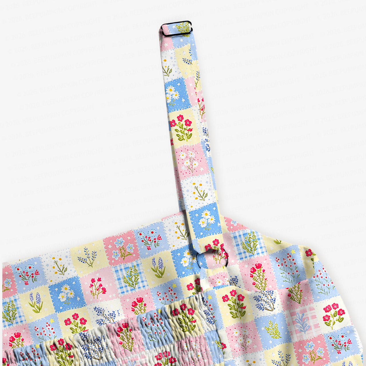 Spring Garden Patchwork Women’s Voile Cami Dress