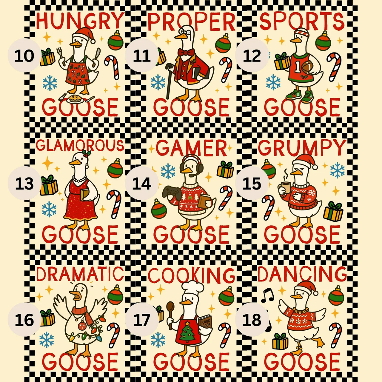 Personalized Goose Christmas Family Matching T-Shirts Beepumpkin