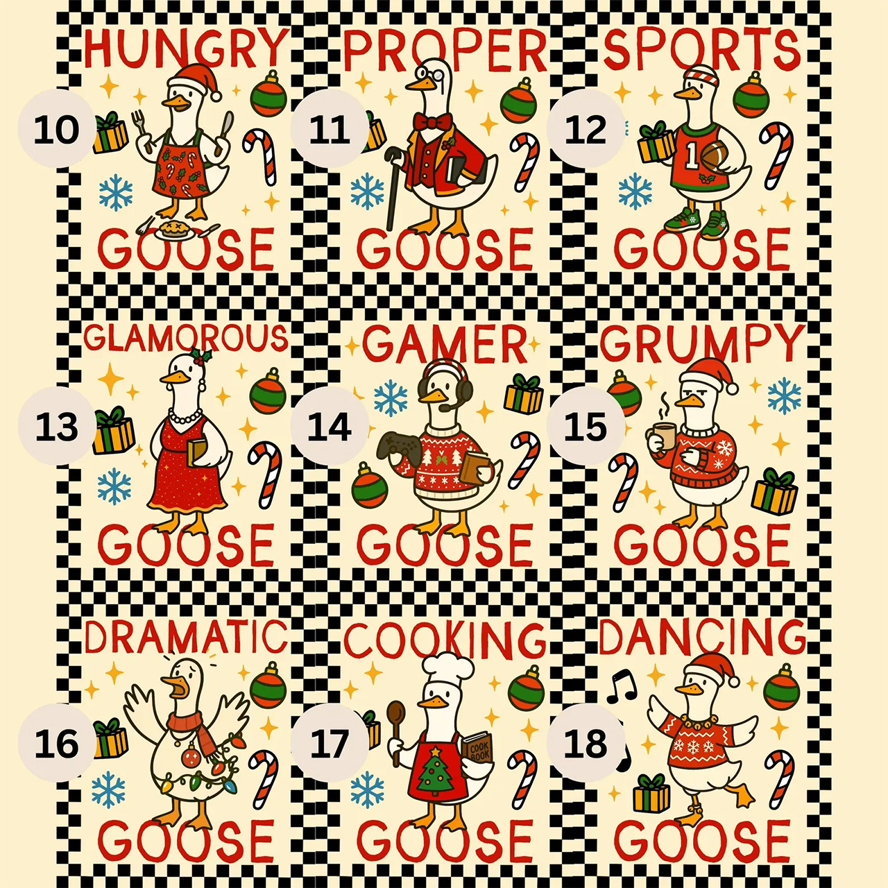 Personalized Goose Christmas Family Matching T-Shirts Beepumpkin