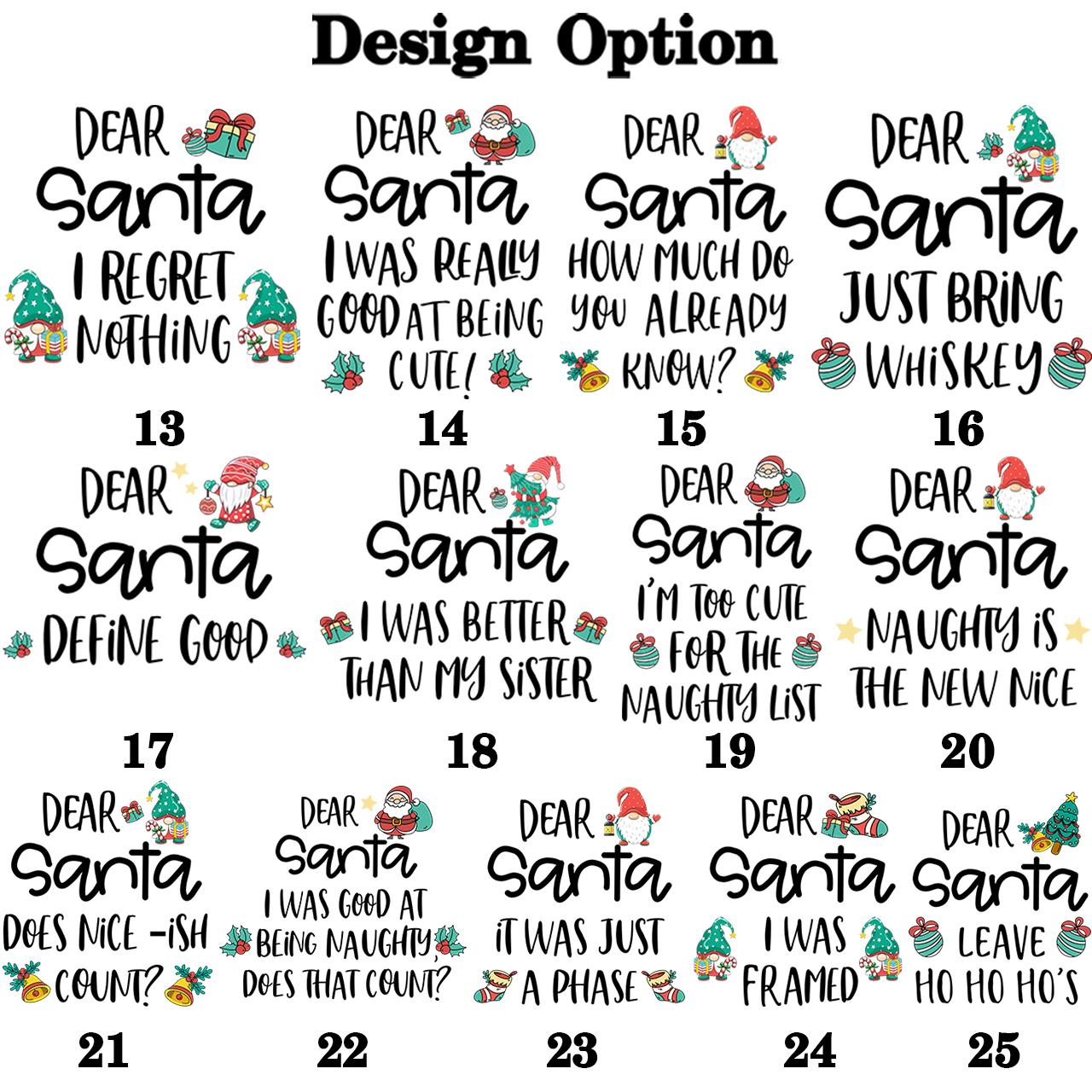 Personalized Dear Santa Family Matching Christmas Gnomes Pajamas Beepumpkin