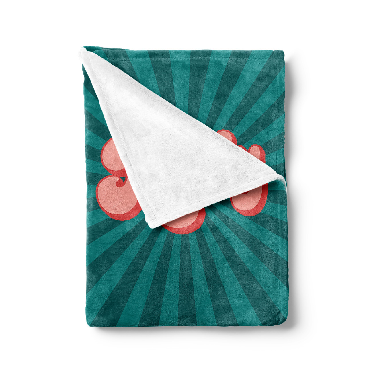 Personalized 70s Style Name Fleece Blanket