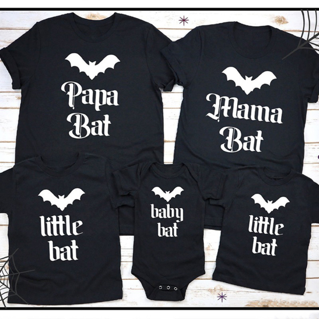Halloween Bat Family Matching Shirt 