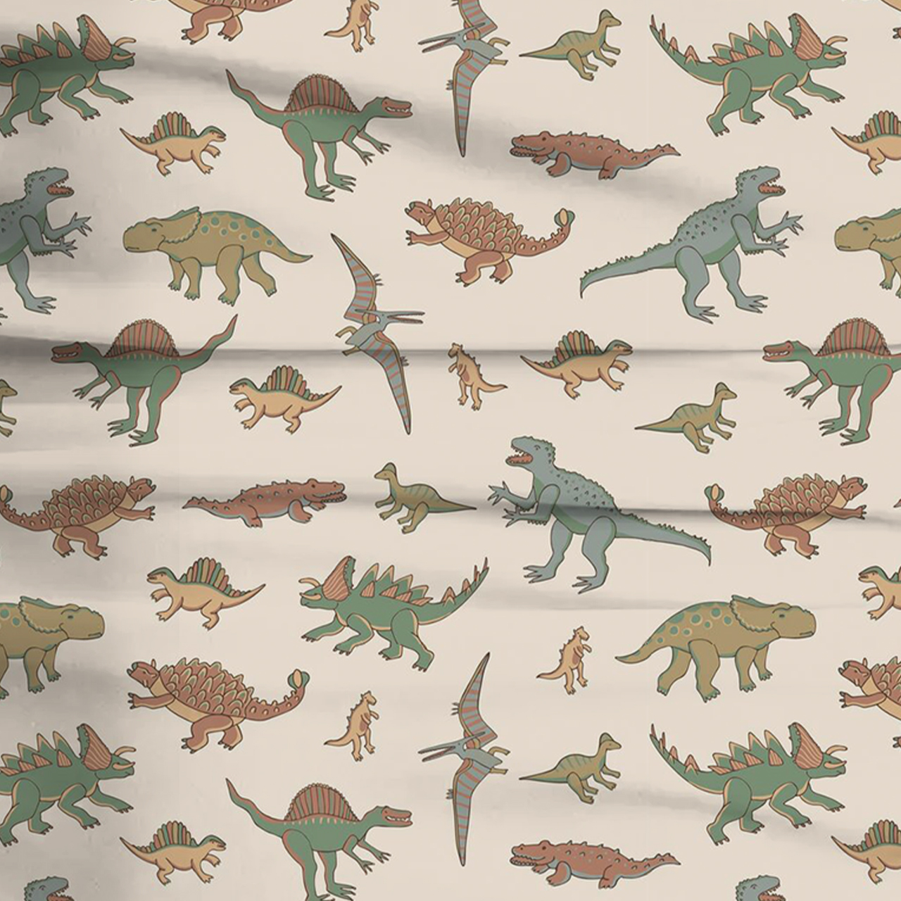 Dinosaur Dreamland Two-Piece Pajama Set For Kids