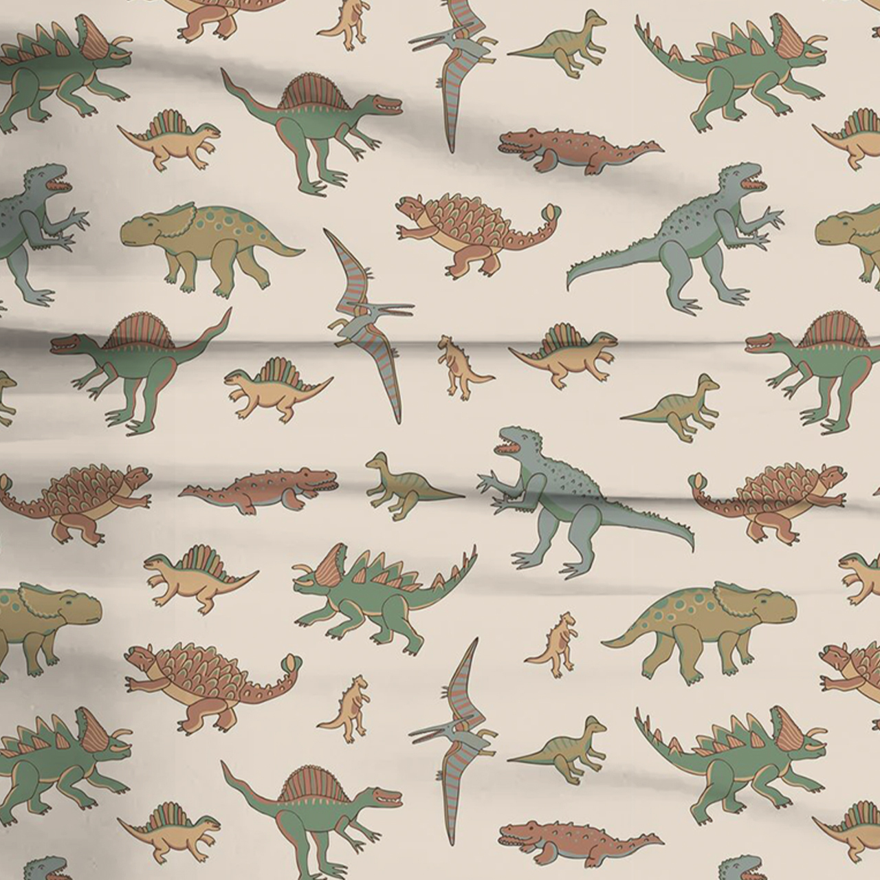 Dinosaur Dreamland Two-Piece Pajama Set For Kids