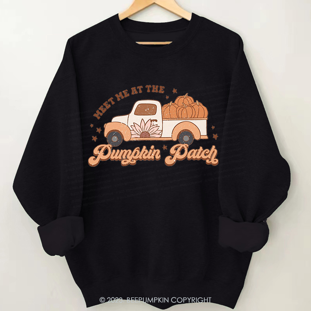 It's Fall Y'all Pumpkin Sweatshirt Beepumpkin