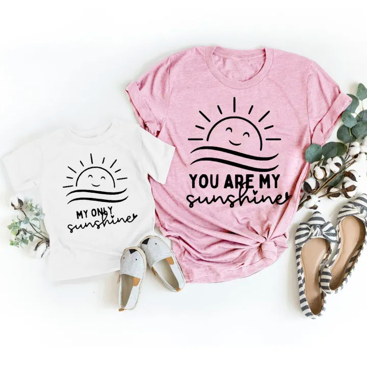 My Only Sunshine Mother's Day Gift Matching T-Shirt