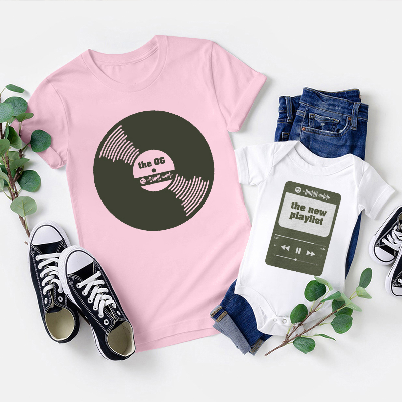 Musical Theme Matching Dad and me Shirts