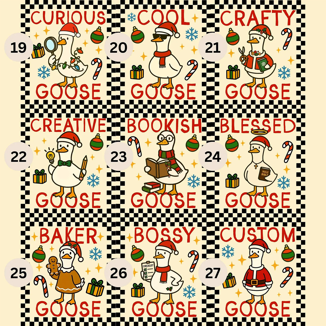 Personalized Goose Christmas Family Matching T-Shirts Beepumpkin