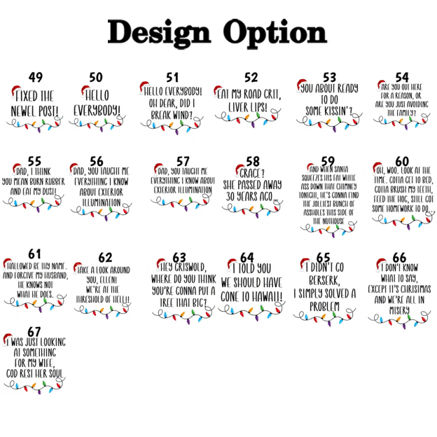 Personalized Funny 67 Movie Quote Family Matching T-Shirts Beepumpkin