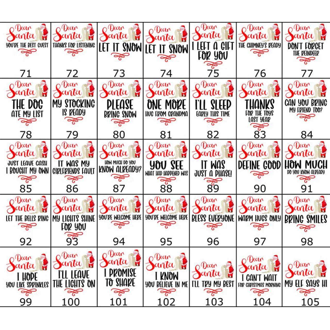 Personalized Dear Santa Christmas Family Matching Pajamas