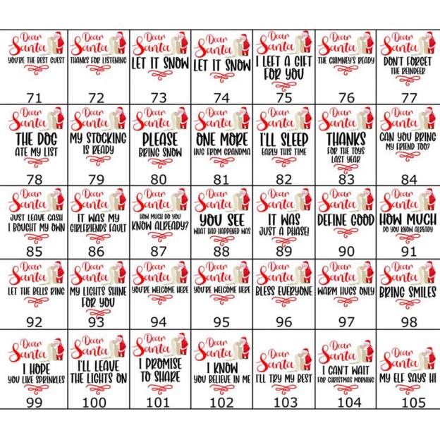 Personalized Dear Santa Christmas Family Matching Pajamas