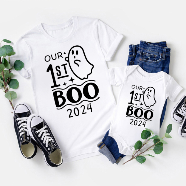 Our First Family Boo 2024 Halloween Matching Shirts