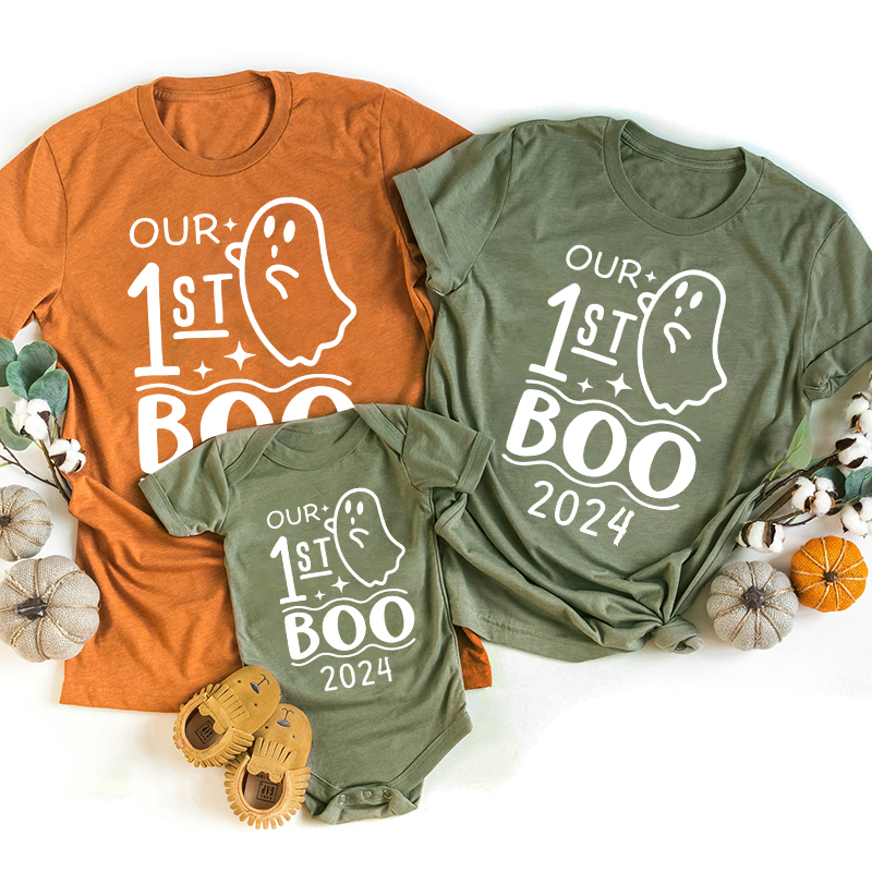 Our First Family Boo 2024 Halloween Matching Shirts