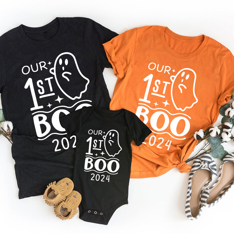Our First Family Boo 2024 Halloween Matching Shirts