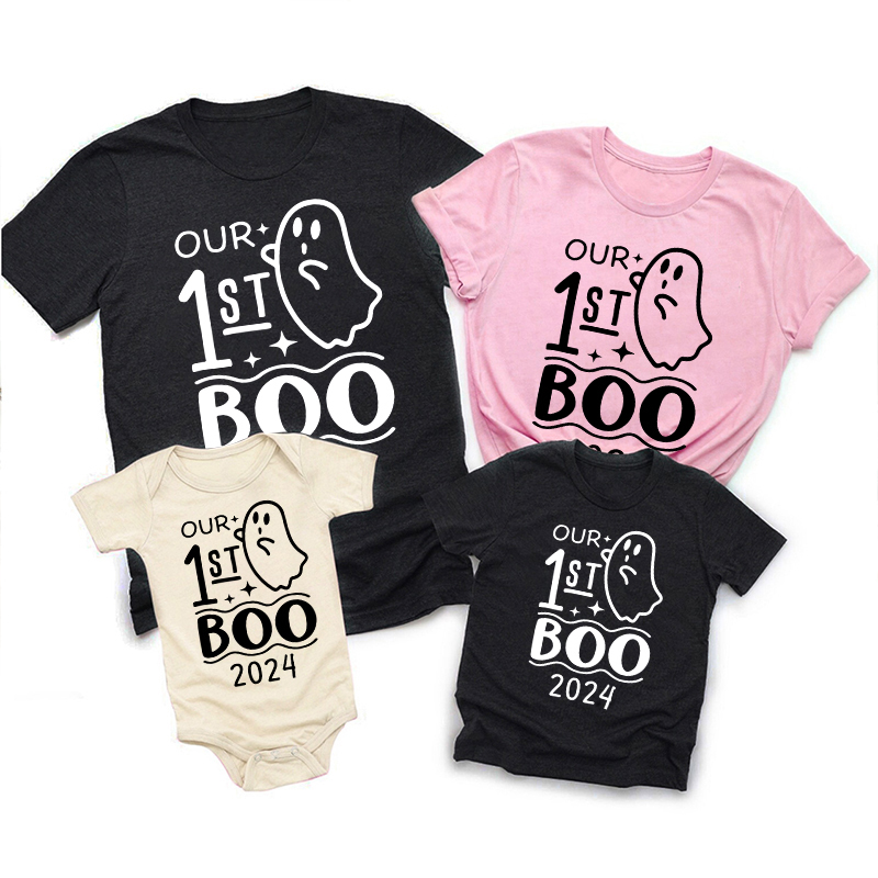 Our First Family Boo 2024 Halloween Matching Shirts