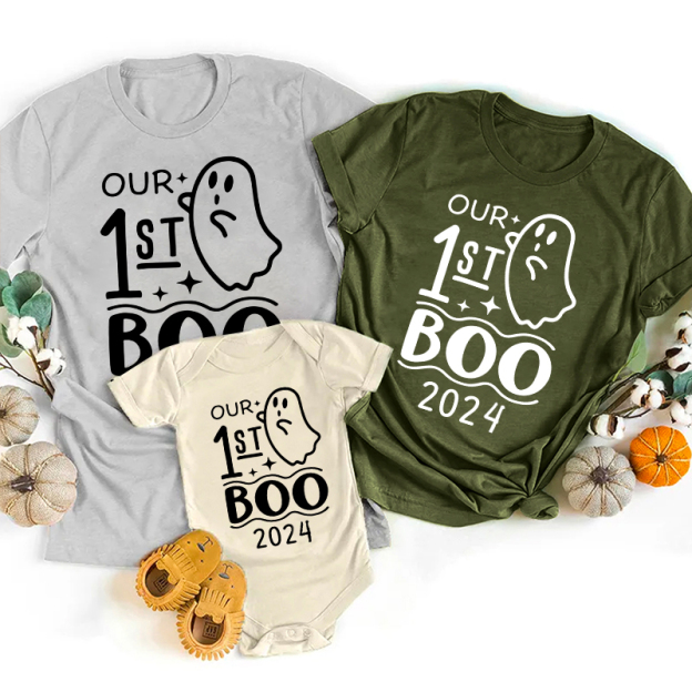 Our First Family Boo 2024 Halloween Matching Shirts