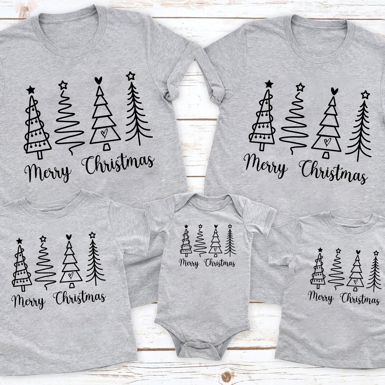 Merry Christmas Tree T-Shirts