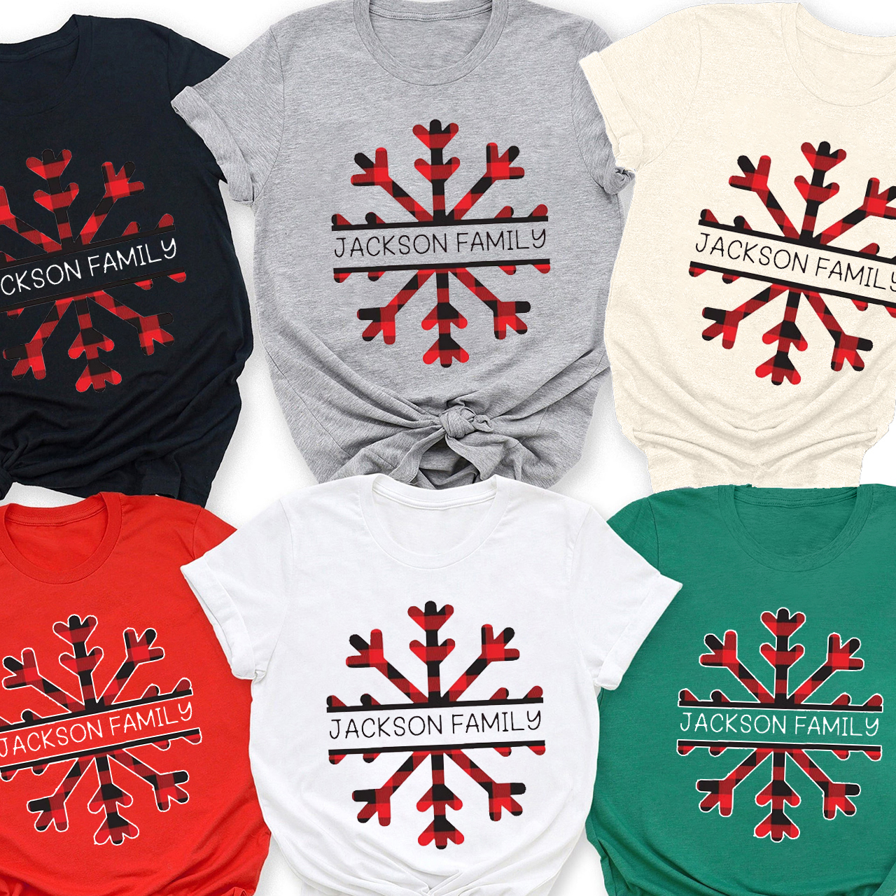 Schneeflocke Christmas Family Shirt