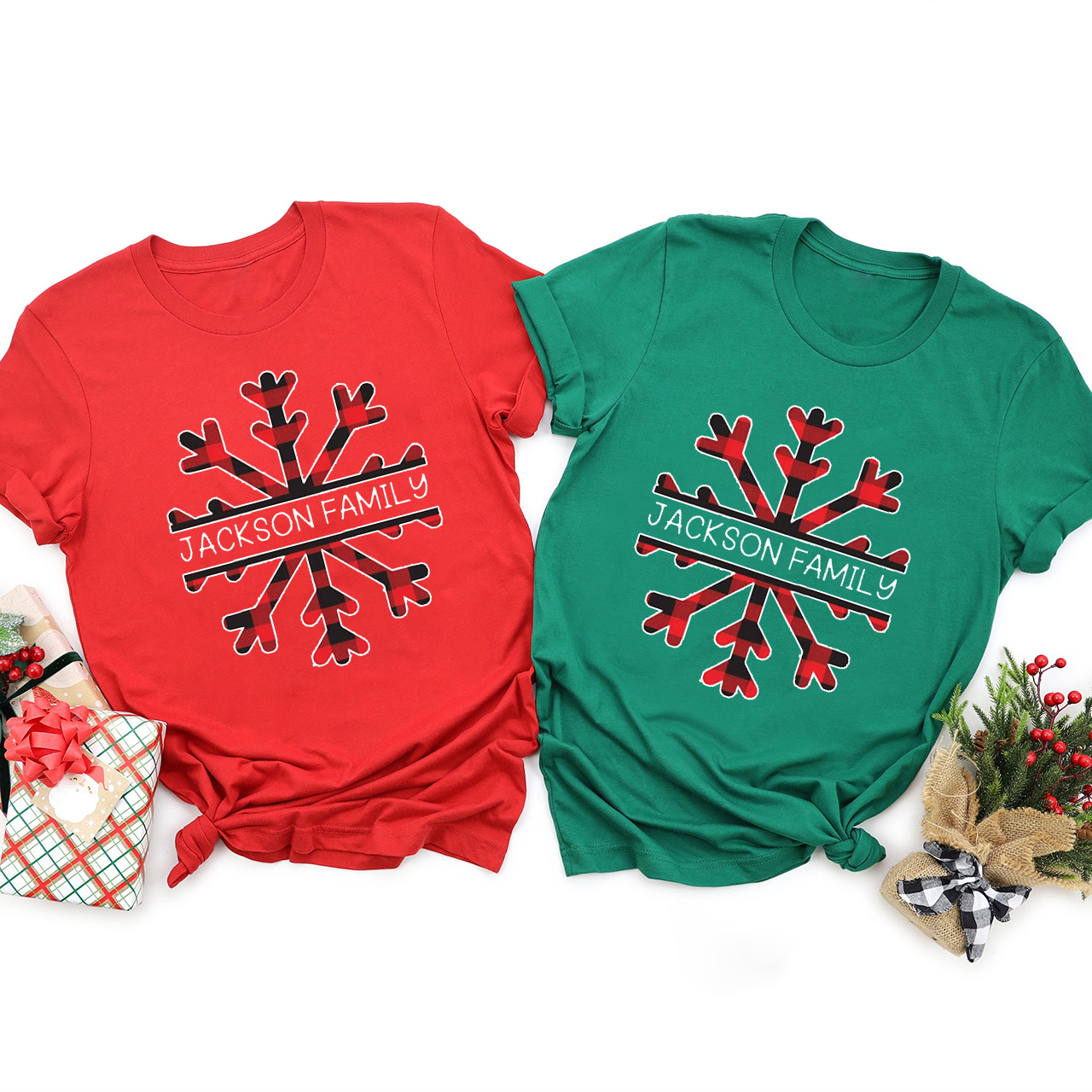 Schneeflocke Christmas Family Shirt