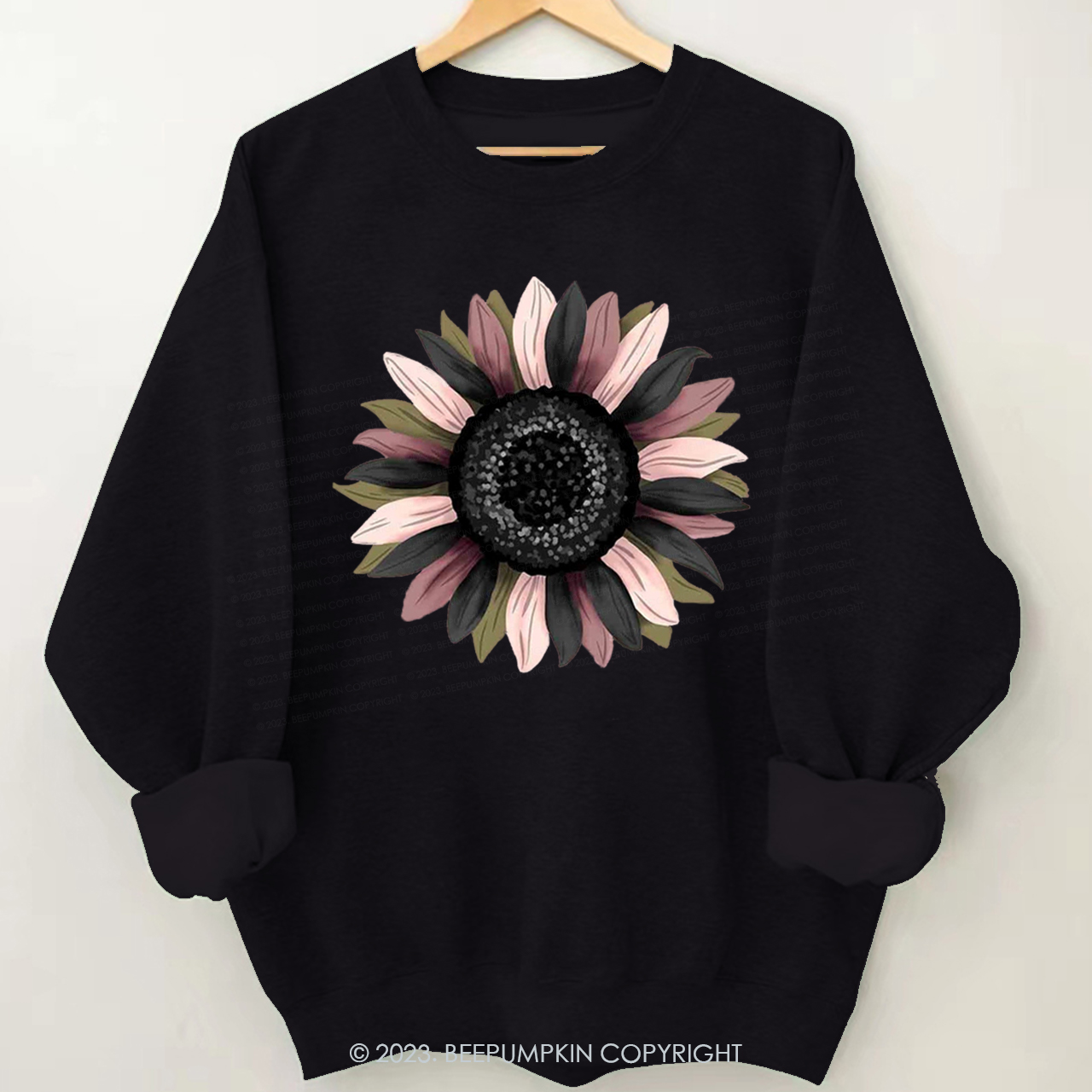 Fall Sunflower Sweatshirt Beepumpkin