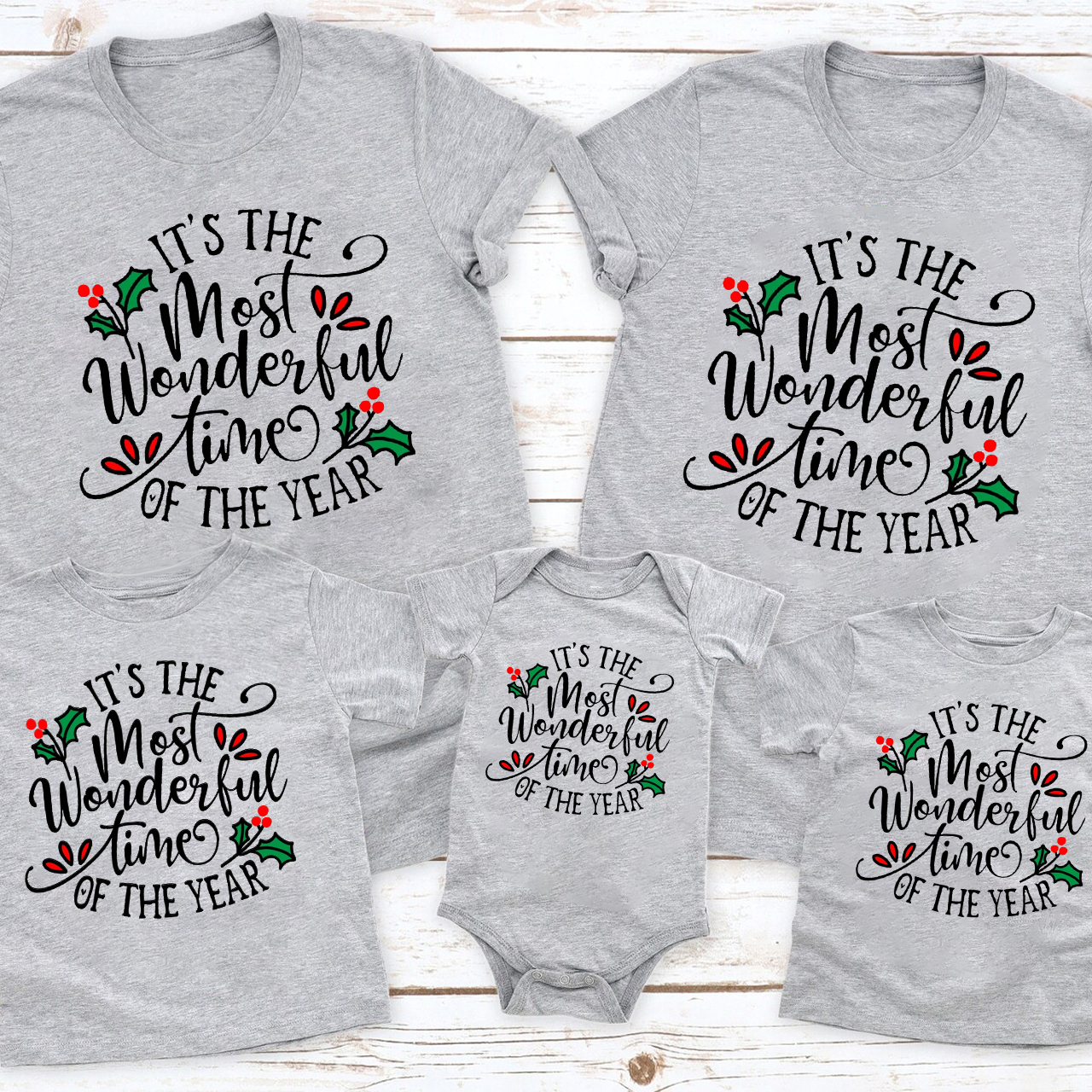 Most Wonderful Time Of The Year Family Matching Shirt