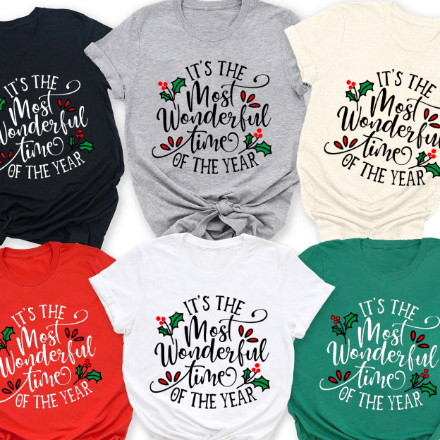 Most Wonderful Time Of The Year Family Matching Shirt
