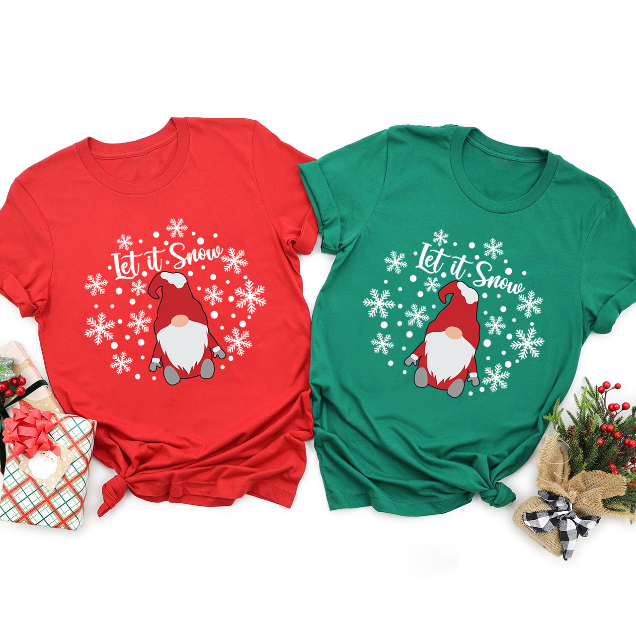 Let It Snow Christmas Family Matching Shirt