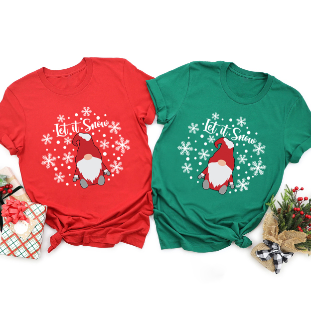 Let It Snow Christmas Family Matching Shirt