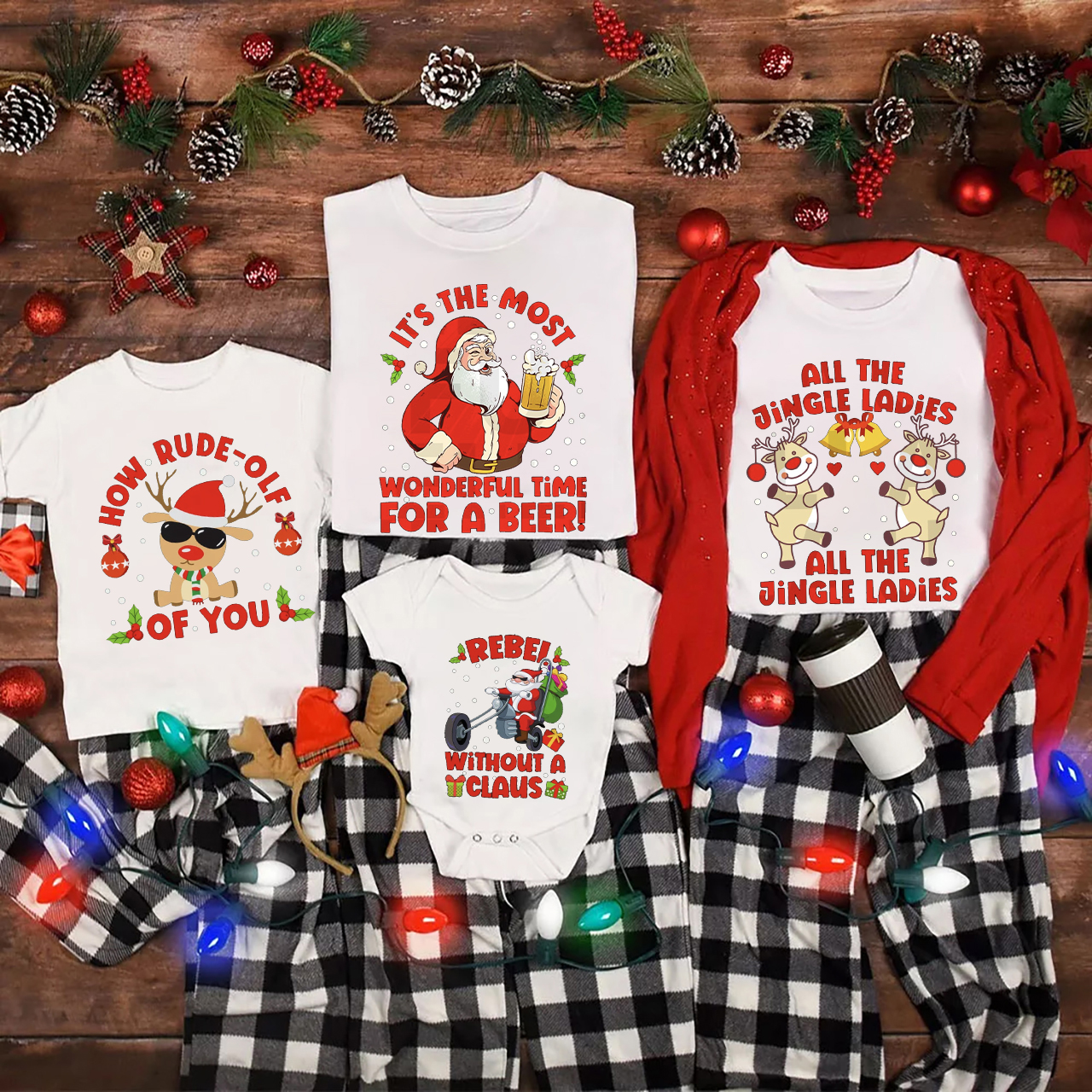 Personalized Funny Party Matching Shirts For Family