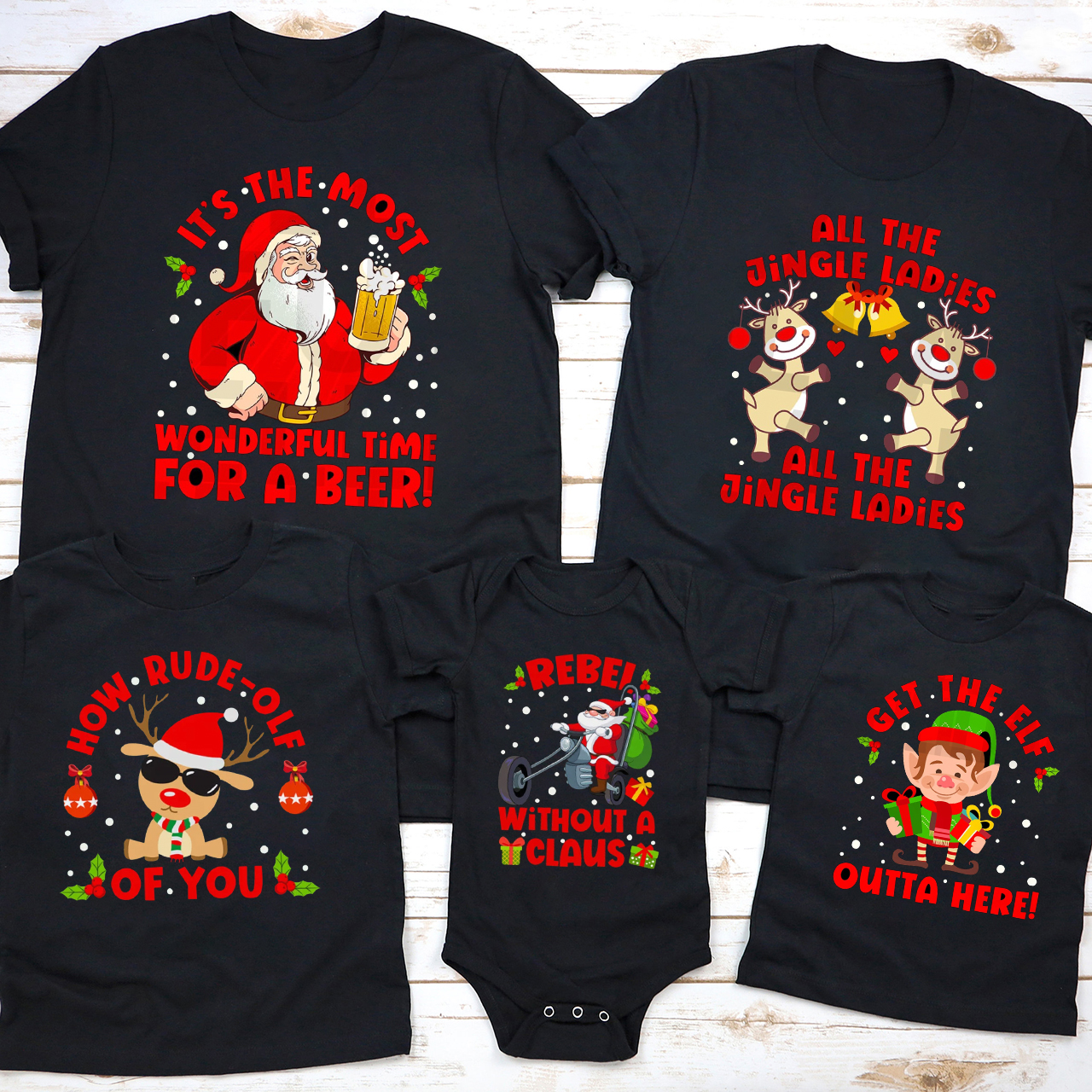 Personalized Funny Party Matching Shirts For Family