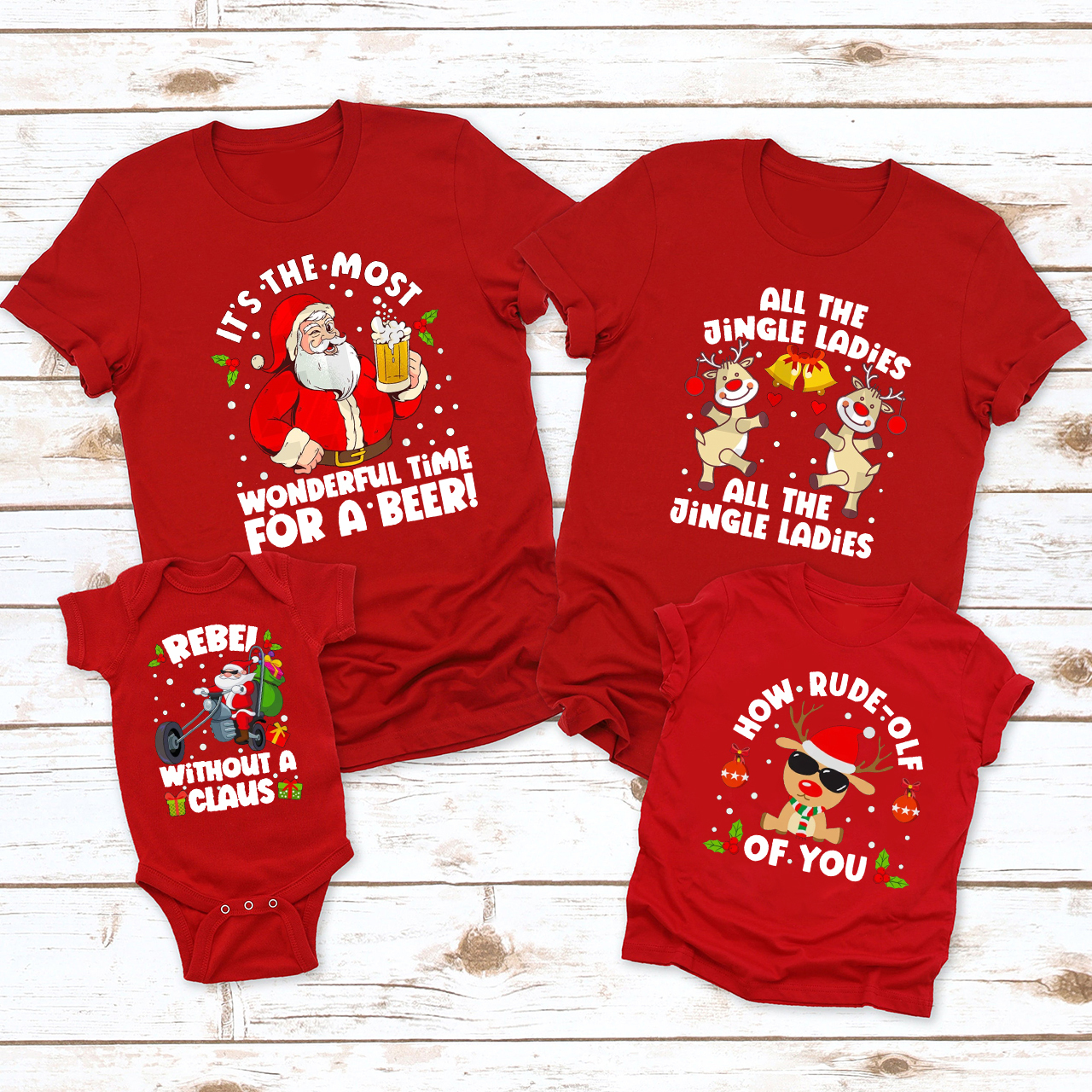 Personalized Funny Party Matching Shirts For Family