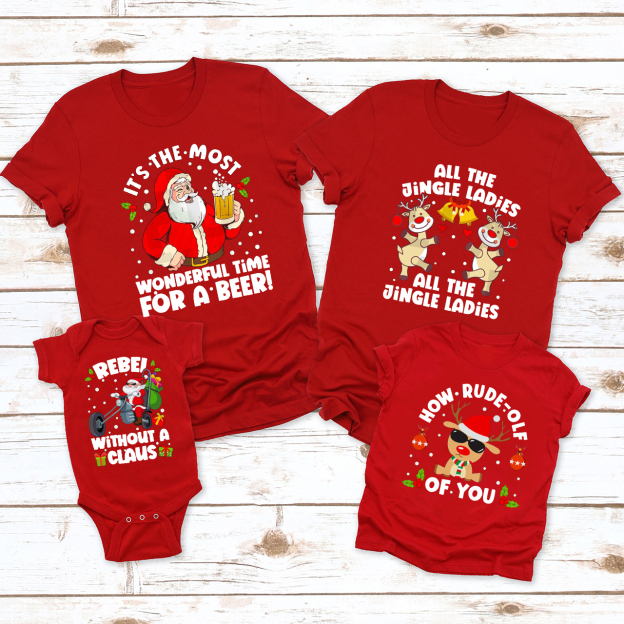 Personalized Funny Party Matching Shirts For Family