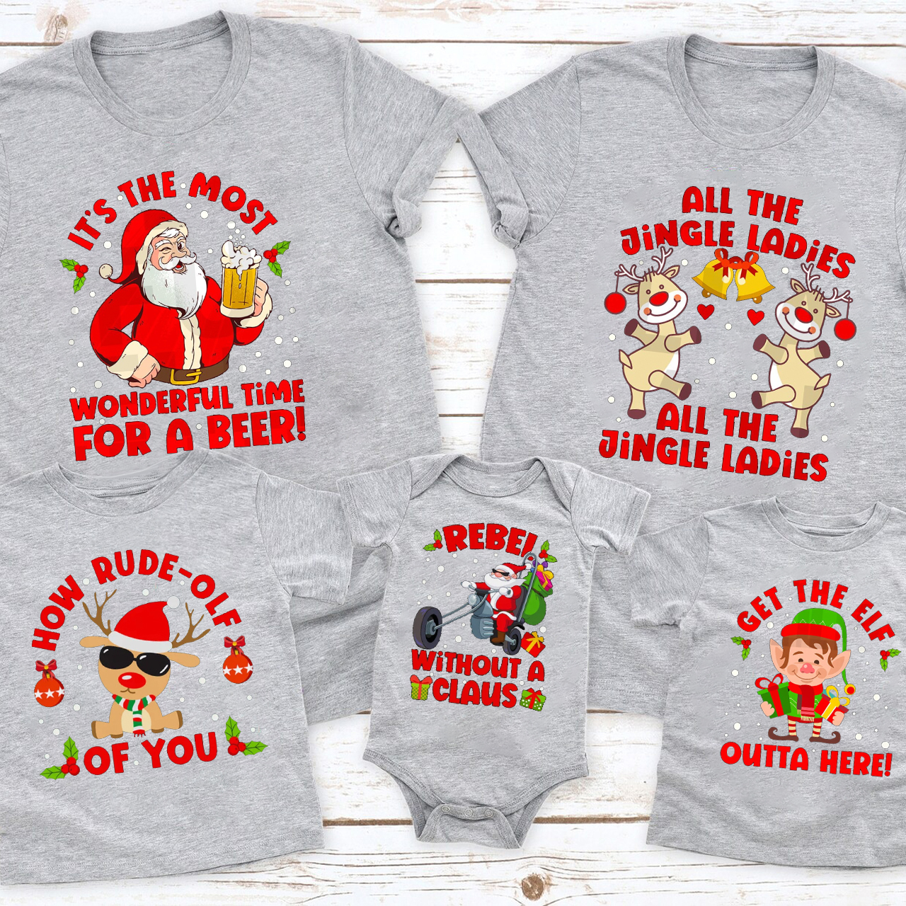 Personalized Funny Party Matching Shirts For Family