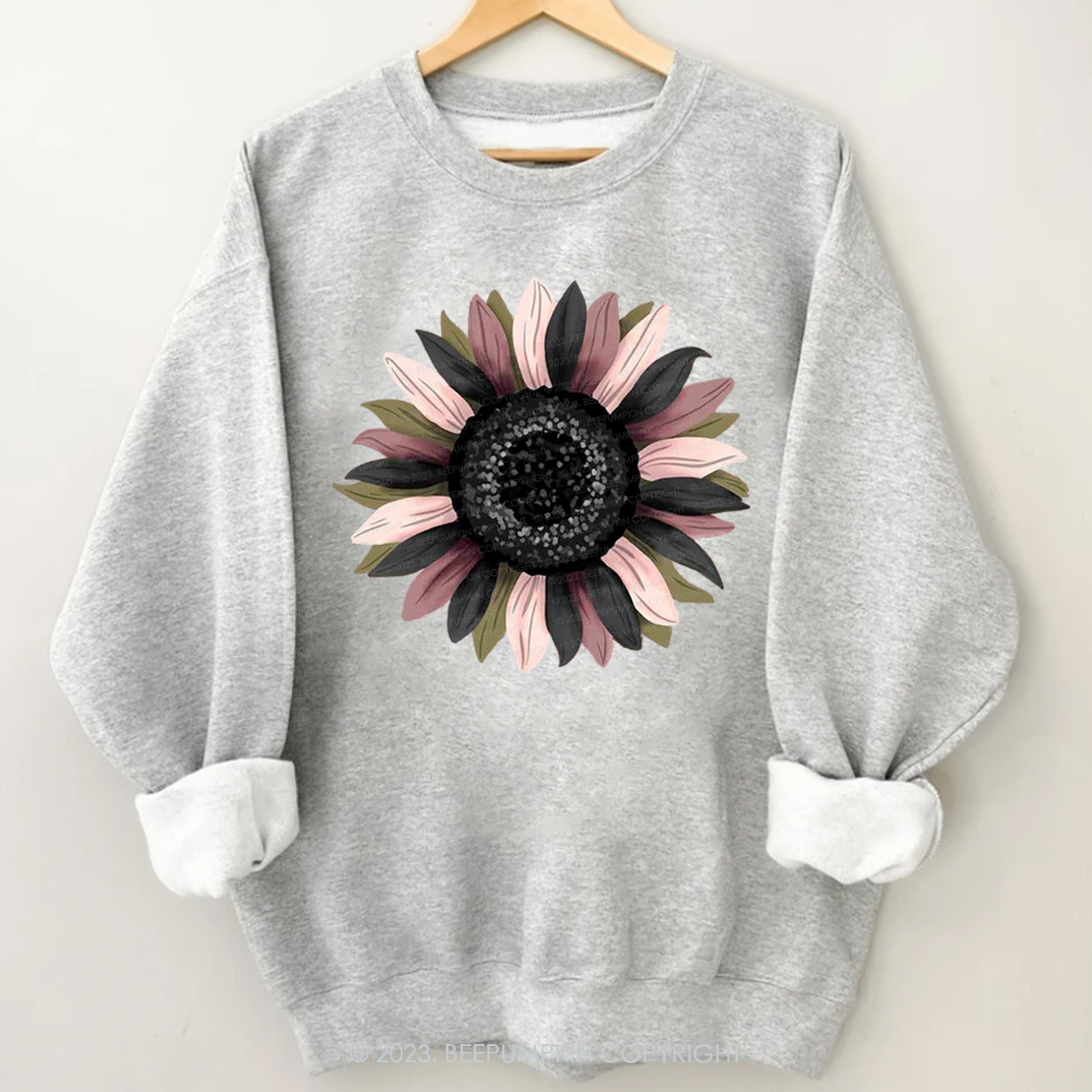 Fall Sunflower Sweatshirt Beepumpkin