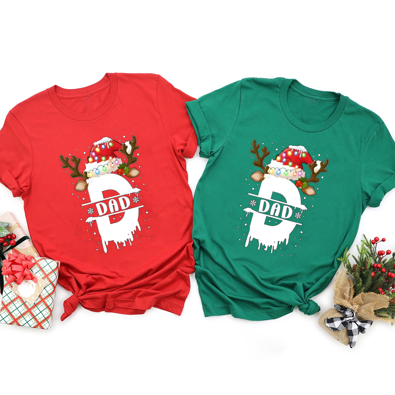 Personalized Christmas Xmas Group Matching Tees