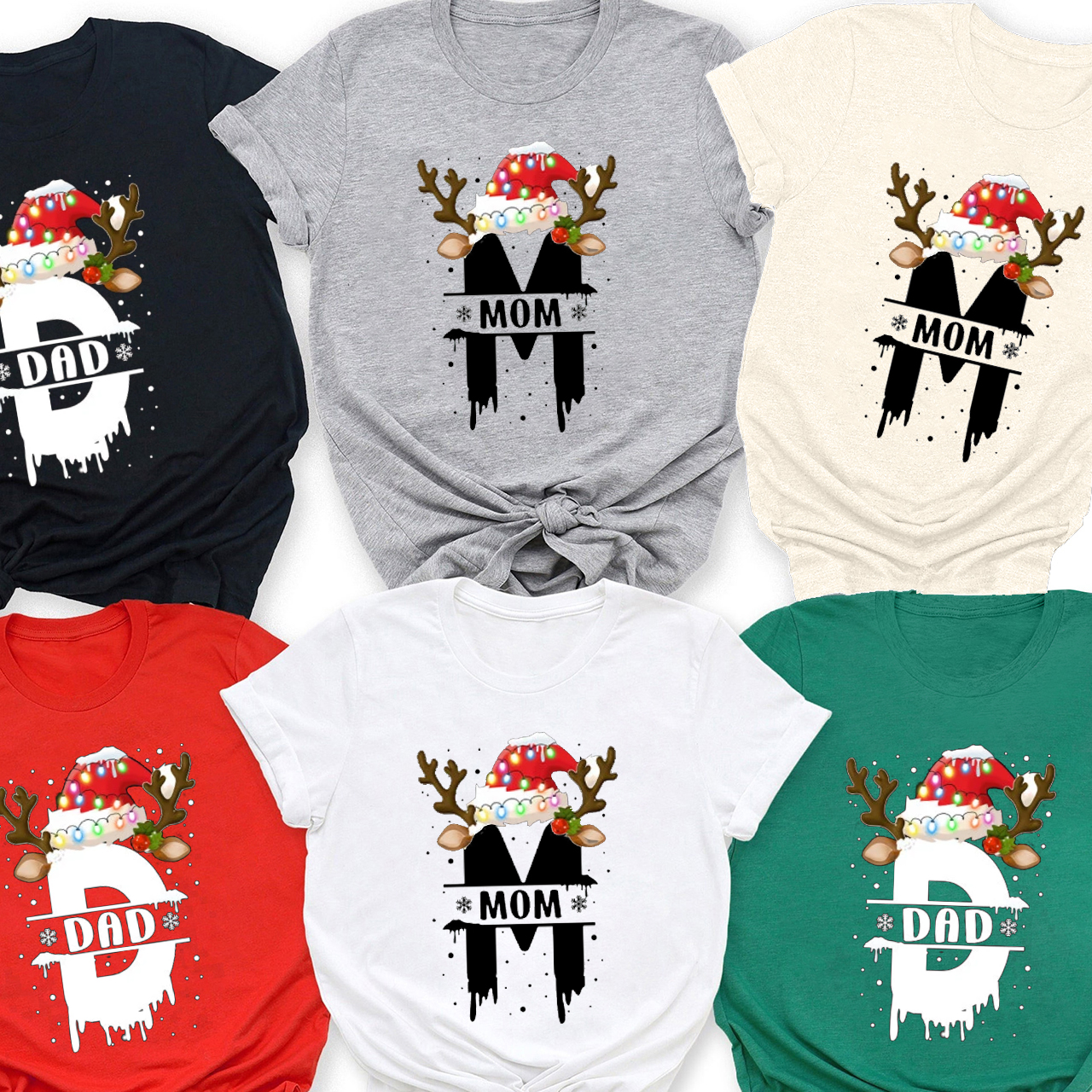 Personalized Christmas Xmas Group Matching Tees