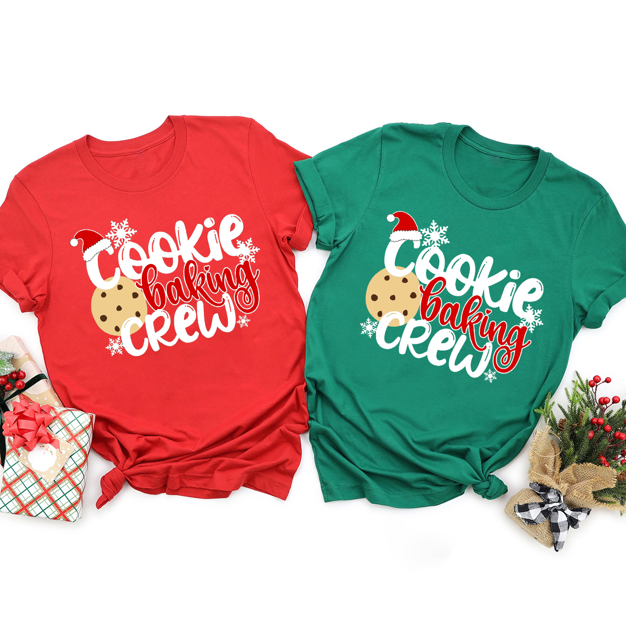 Cookie Baking Crew Family Matching Tees