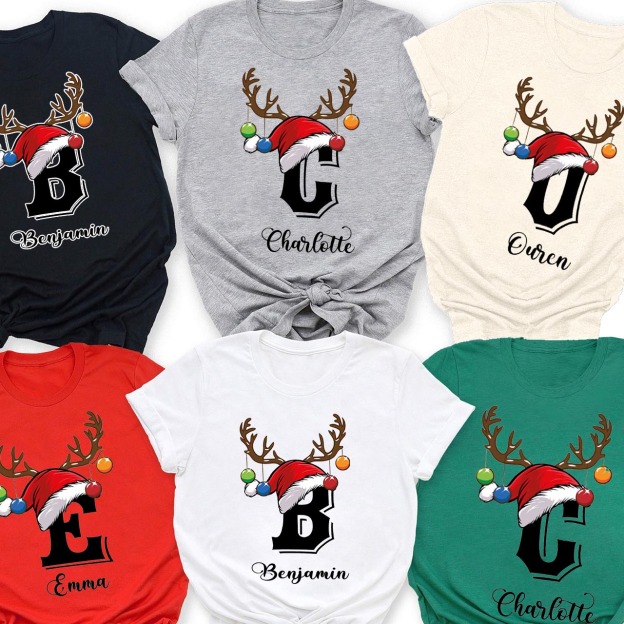 Custom Christmas Lights Shirt With Name