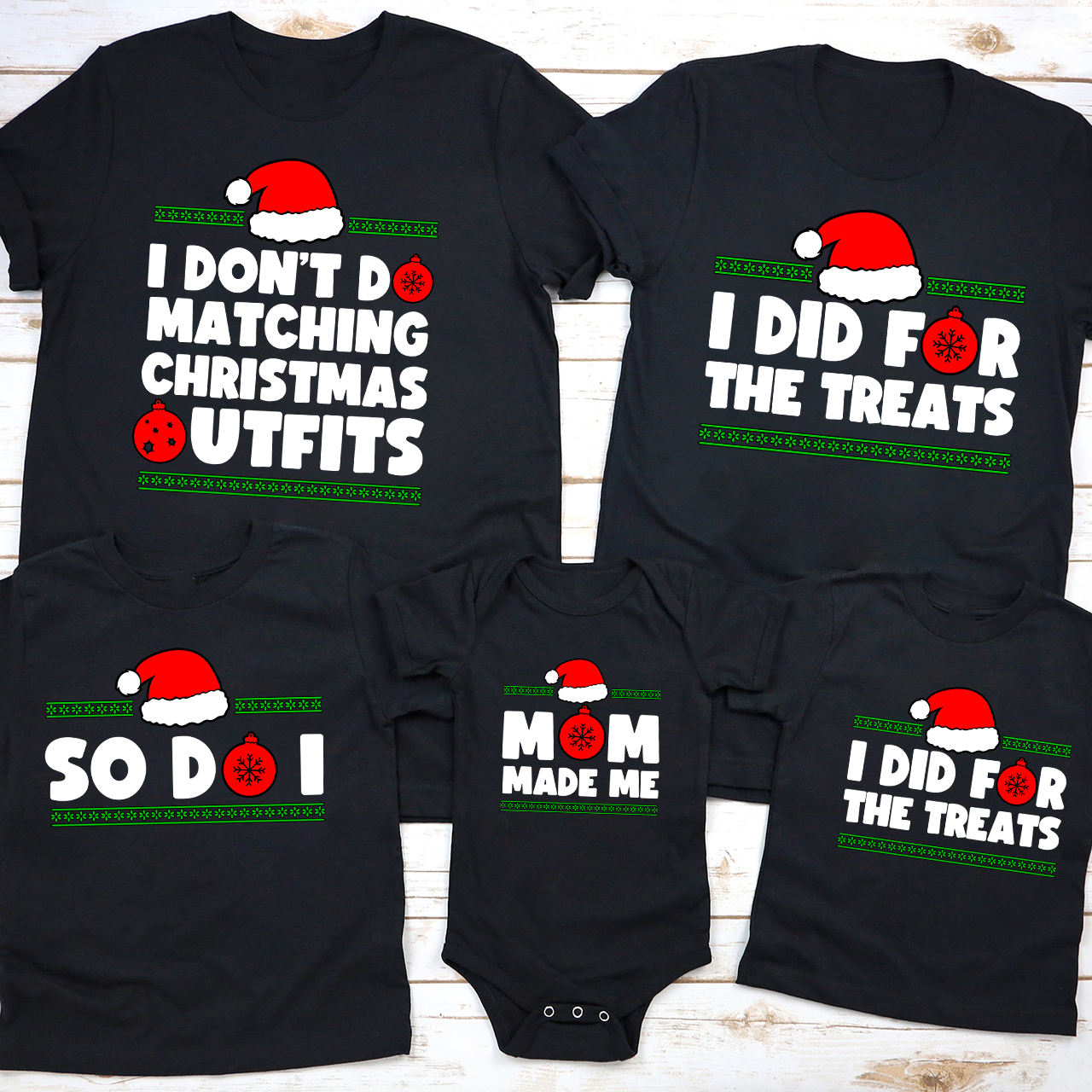 Personalized Funny Group Matching Christmas Party Shirts