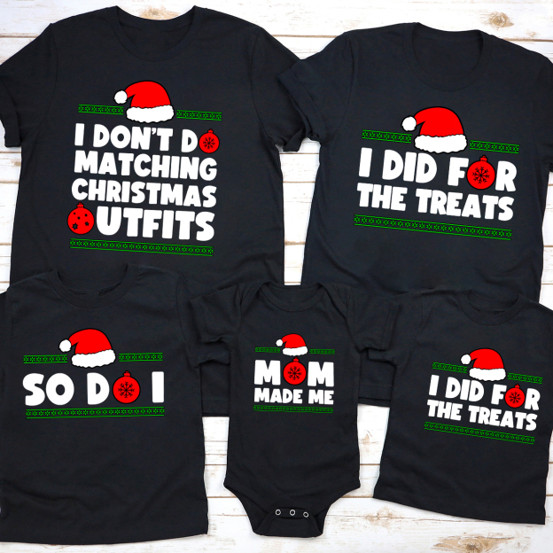 Personalized Funny Group Matching Christmas Party Shirts